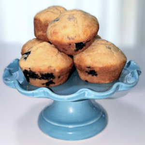 Sugar-free blueberry muffins (6-pack)